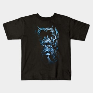 Blue Cane Corso Painting Kids T-Shirt